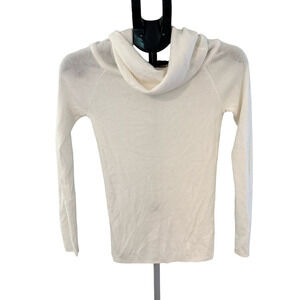 NWT WAYF WHITE COWL TURTLE NECK LONG SLEEVE SWEATER